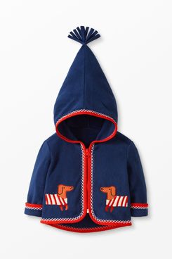 Hanna Andersson Baby Embroidered Fleece Jacket