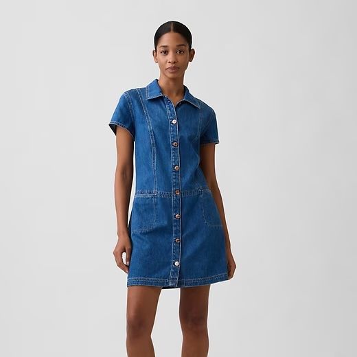 Gap Factory Denim Mini Dress