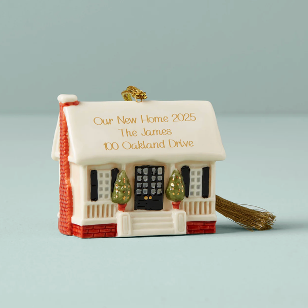 Lenox Personalized Our New Home Ornament