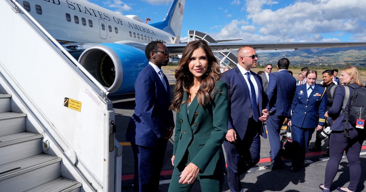 Trump Is Keeping Kristi Noem’s Luxury Jet As a Souvenir