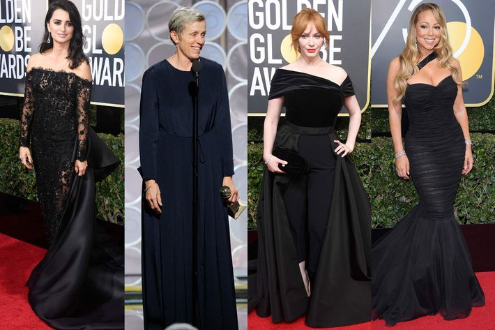 The Golden Globes All-Black Red-Carpet Funeral that Wasn’t