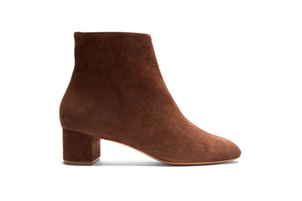 Mansur Gavriel Shearling-Lined Suede Ankle Boots