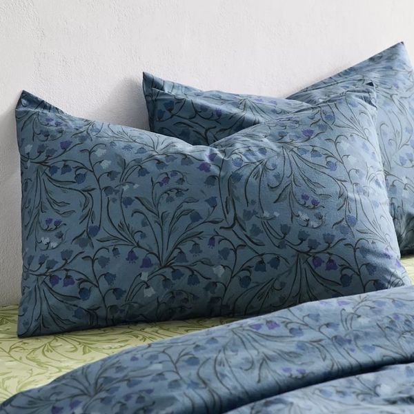 Urban Outfitters Lily Of The Valley Floral Cotton Percale Sham Set