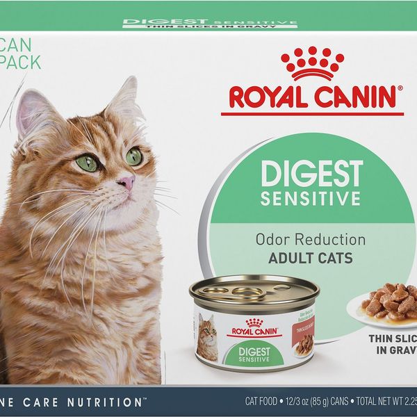 Royal Canin Digestive Sensitive Thin Slices in Broth Canned Cat Food, 3 oz.