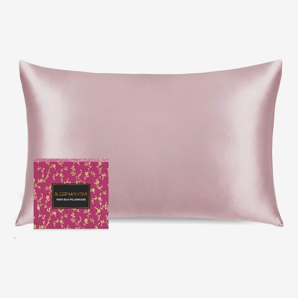 Sleep Mantra Pink Silk Pillowcase