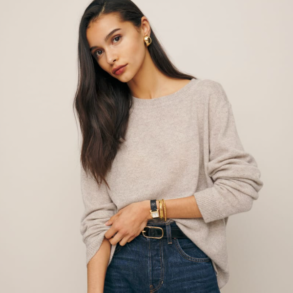 Reformation Cashmere Boyfriend Sweater