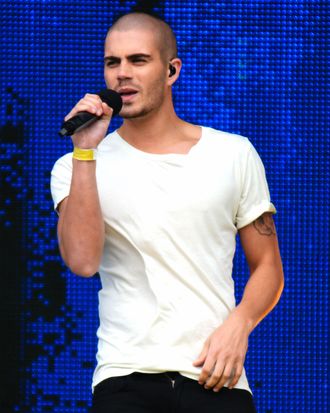 Max George of the British-Irish boy band 'The Wanted' performs at T4 On The Beach on July 1, 2012 in Weston-Super-Mare, England.