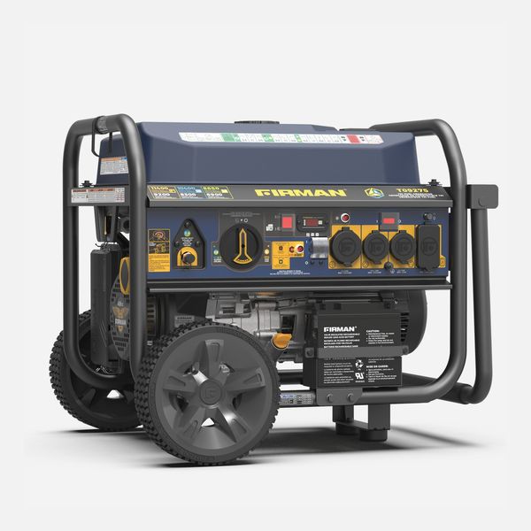 Firman Power Equipment Tri-Fuel Portable Generator 11400W Electric Start 120V/240V With CO Alert