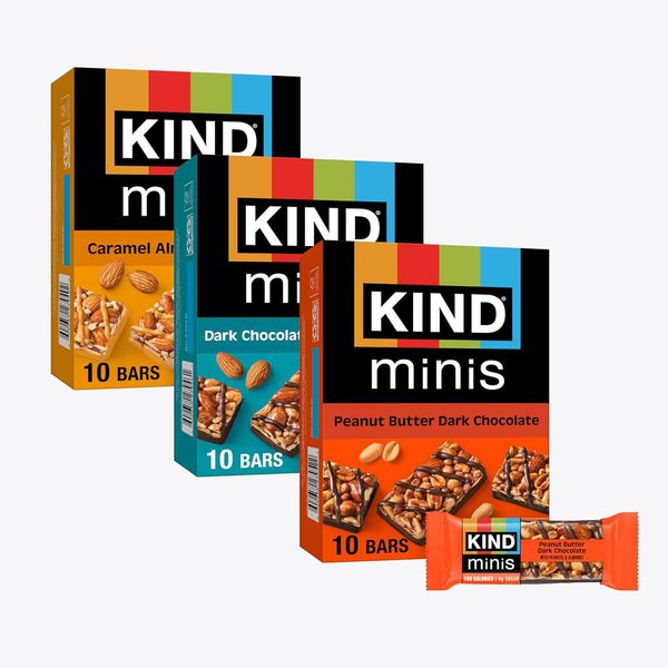 Kind Mini Snack Bars Variety Pack - 30 Count