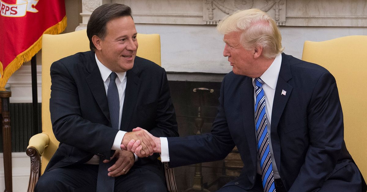 Trump Brags About Panama Canal To President Varela