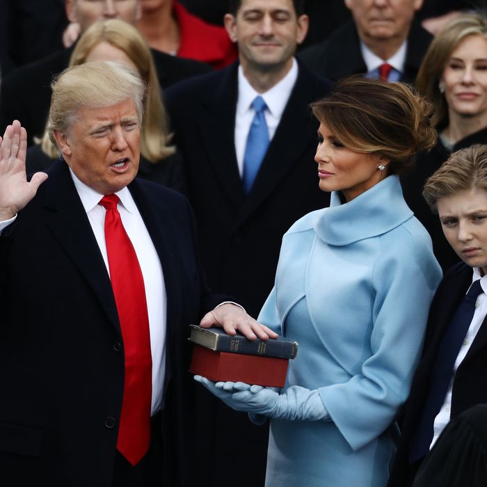 Trump Is Sworn In As The 45th President Of The United States