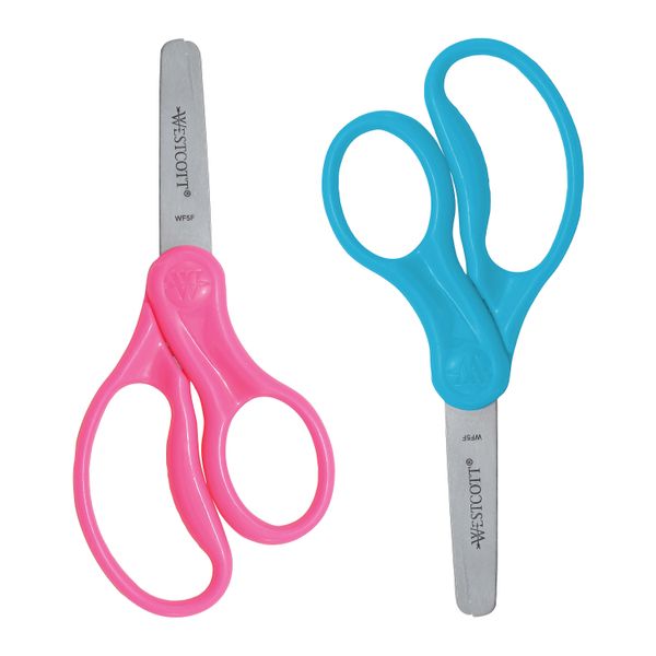 Westcott Hard Handle Kids Scissors, Blunt