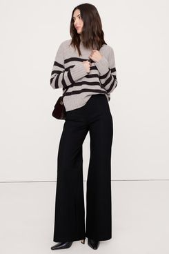 Banana Republic High-Rise Wide-Leg Everywhere Ponte Pull-On Pant
