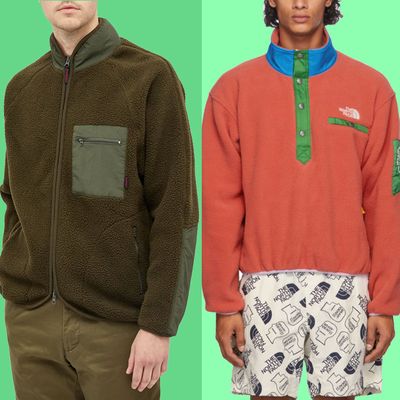 a new day, Jackets & Coats, Green Checkered Zip Up Fleece