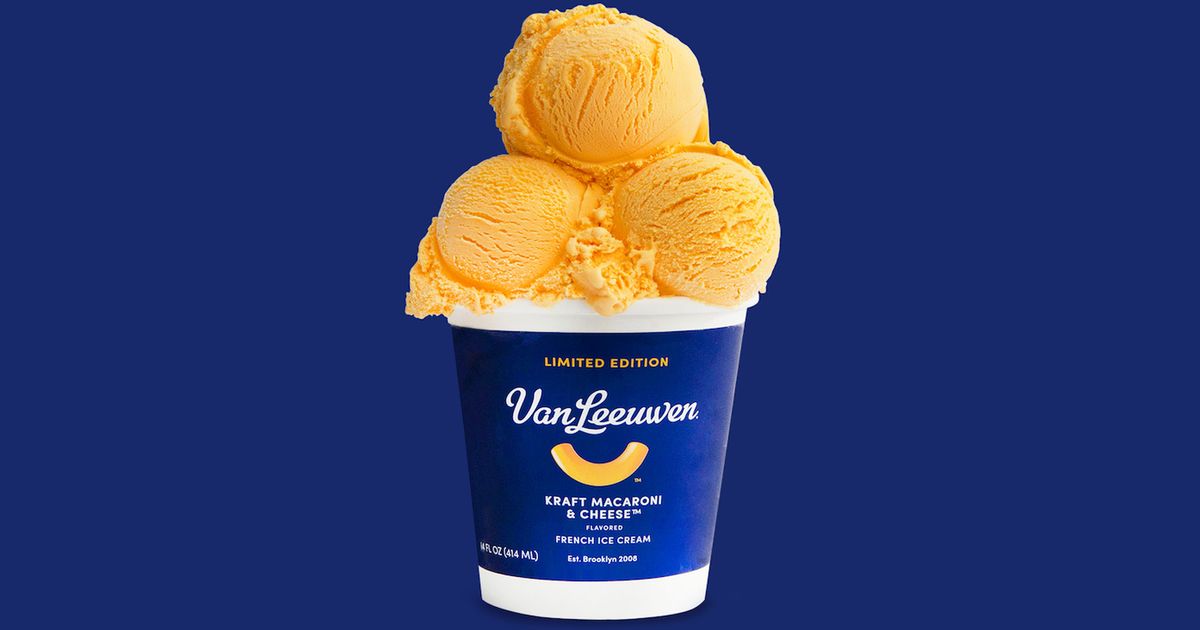 Well, Kraft Mac and Cheese Ice Cream Exists Now