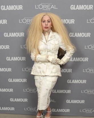 NEW YORK, NY - NOVEMBER 11: Lady Gaga attends Glamour's 23rd annual Women of the Year awards on November 11, 2013 in New York City. (Photo by Dimitrios Kambouris/Getty Images for Glamour)