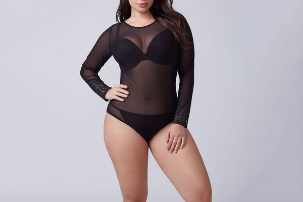 Mesh and Lace Bodysuit
