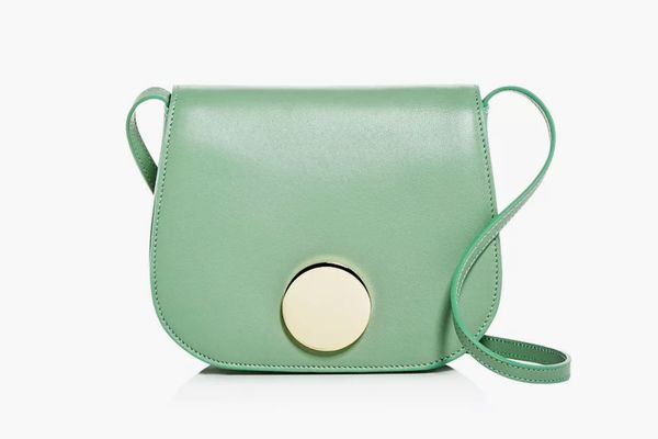 Little Liffner Leather Mini Saddle Bag