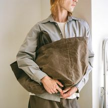 Are Studio x William Frederick Waxed-Canvas Box Tote