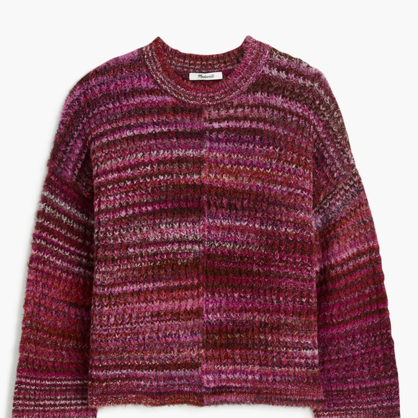 Madewell Space Dye Crewneck Sweater