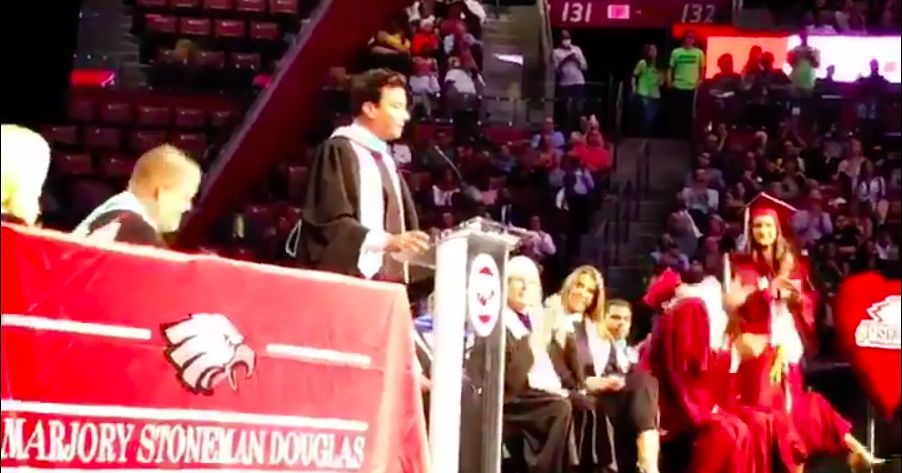 Jimmy Fallon Gives Stoneman Douglas Commencement Speech