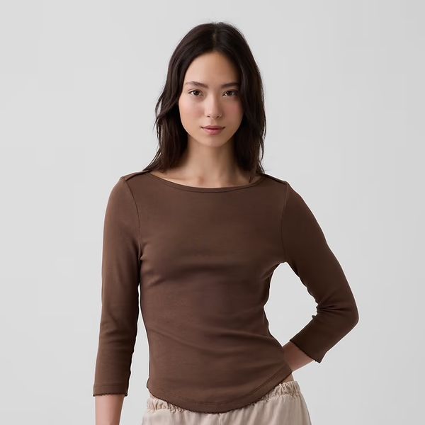 Gap Modern Boatneck T-Shirt