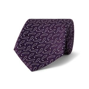 7.5cm Paisley Silk-Jacquard Tie
