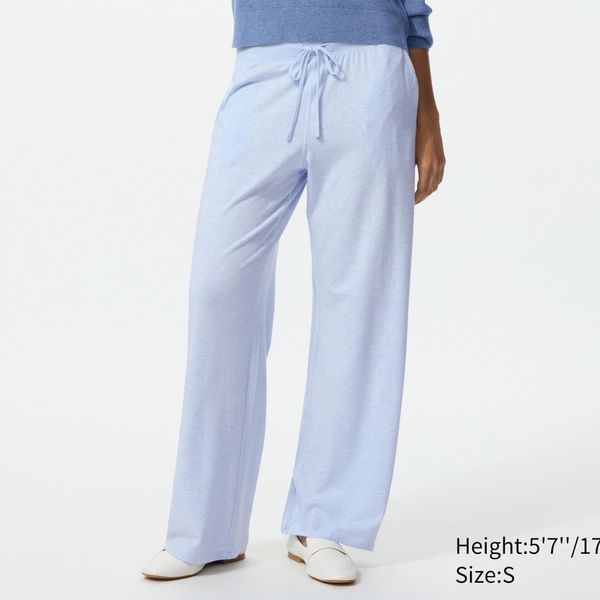 Uniqlo Stretch Jersey Easy Pants | Cotton Blend