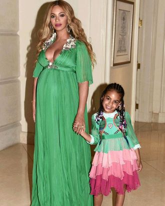 Blue Ivy Wore a Tiny Gucci Dress to 'Beauty and the Beast