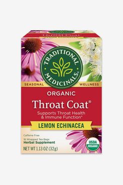 Traditional Medicinals Organic Throat Coat Lemon Echinacea Herbal Tea