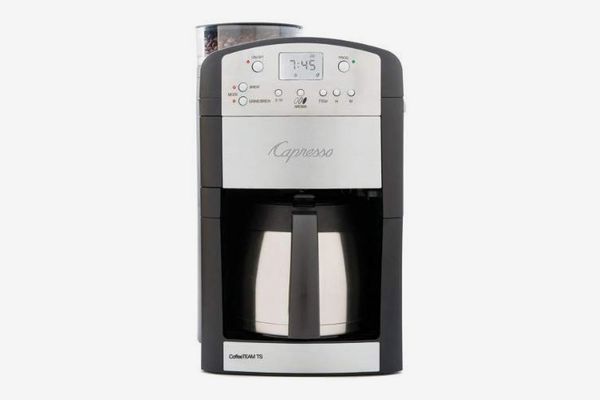 Capresso 10-Cup Digital Coffeemaker With Conical Burr Grinder and Thermal Carafe