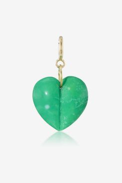 Ten Thousand Things Turquoise Split Heart Charm