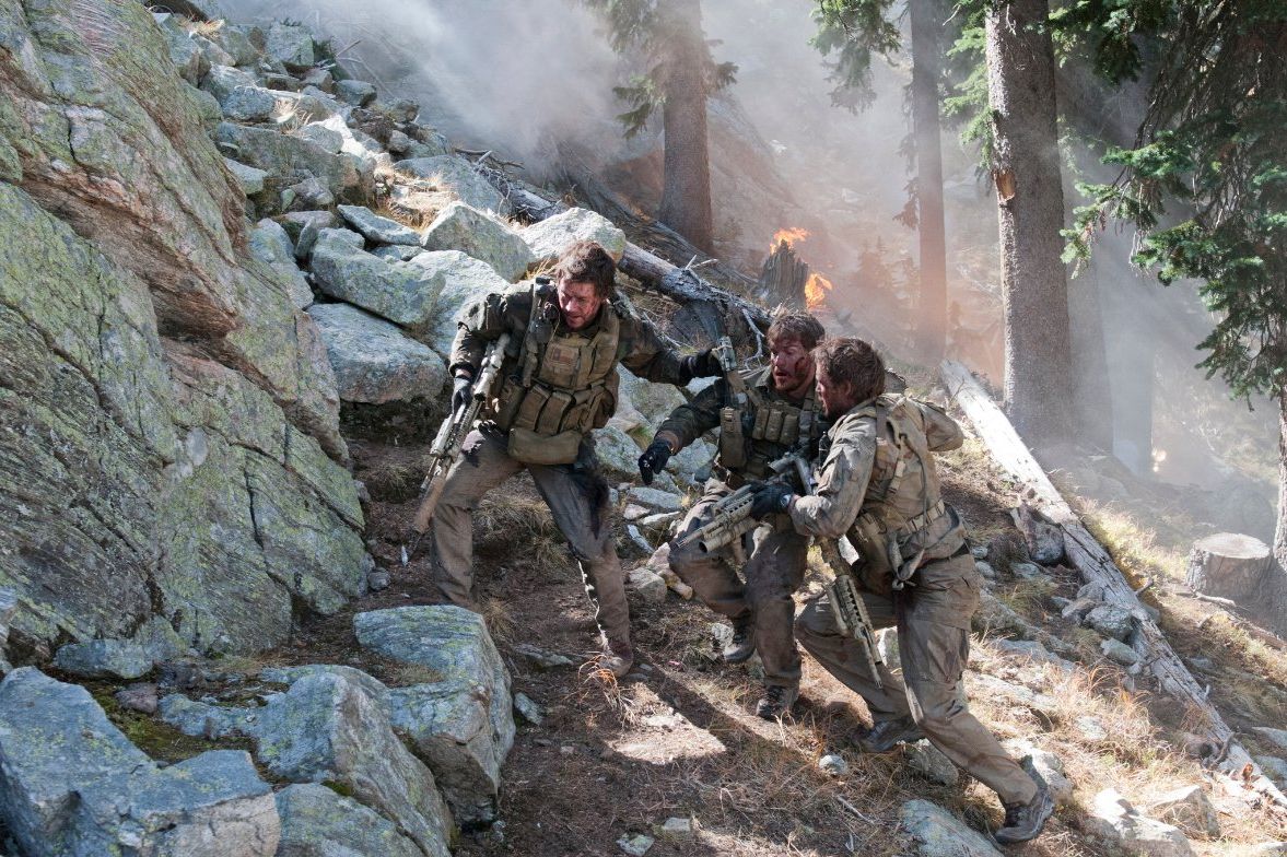 Forest Battle Scene, Lone Survivor (Mark Wahlberg)