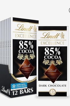 Lindt Excellence 85% Cocoa Dark Chocolate Bar (12 Pack)