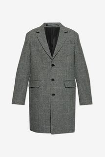 AllSaints Whitlock Checked Formal Coat