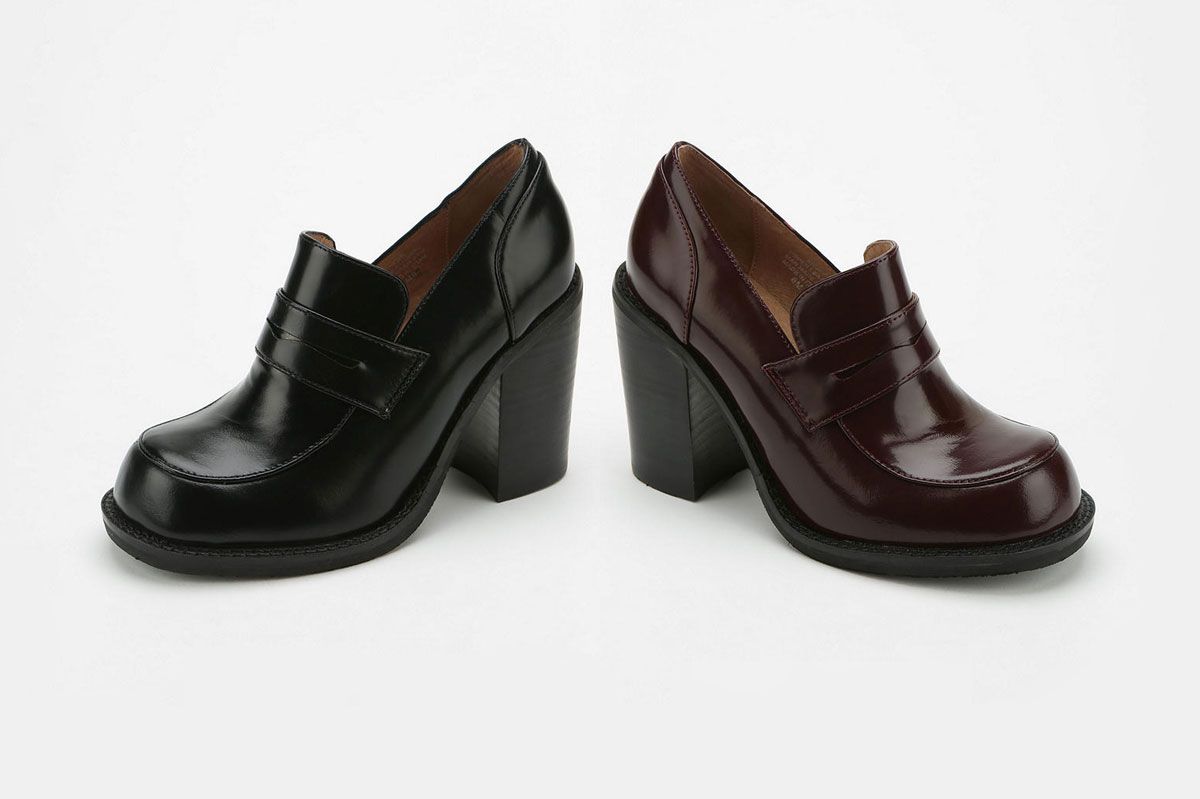 Cut Chat: Reminiscing About Nineties Heeled Loafers, Now Back in