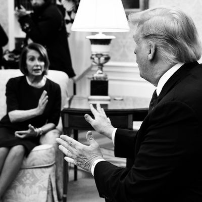 Donald Trump and Nancy Pelosi