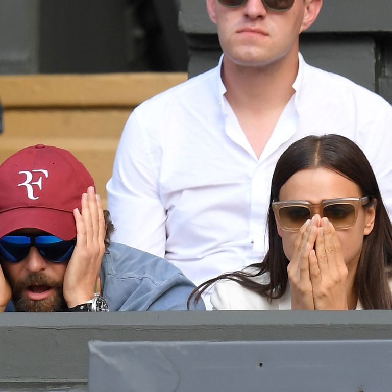 Bradley Cooper Experiences the Full Spectrum of Human Emotion at Wimbledon
