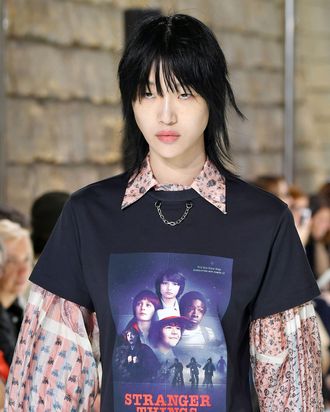 There Was a Stranger Things T-shirt at Louis Vuitton Spring 2018