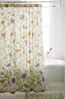 Urban Outfitters Ella Vine Floral Shower Curtain