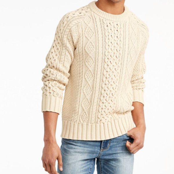 L.L. Bean Signature Cotton Fisherman Sweater