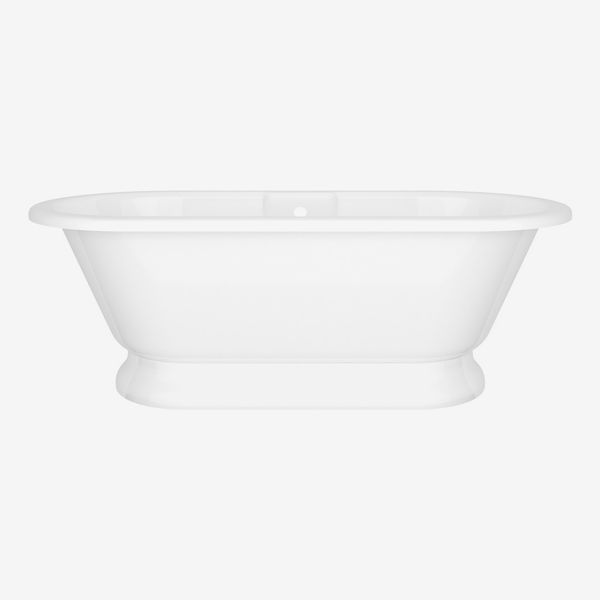 Victoria + Albert York Freestanding Soaking Bathtub With Pedestal Base