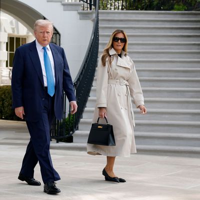 President And Mrs Trump Depart White House For Rome