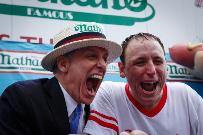 Annual Hot Dog Eating Contest Held On New York’s Coney Island