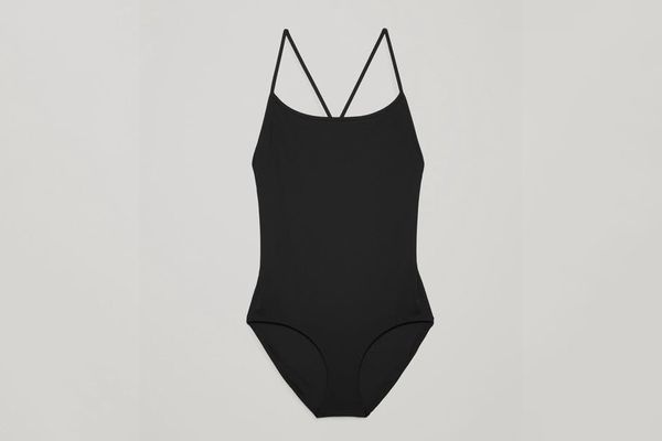 COS Crossover Swimsuit in Black
