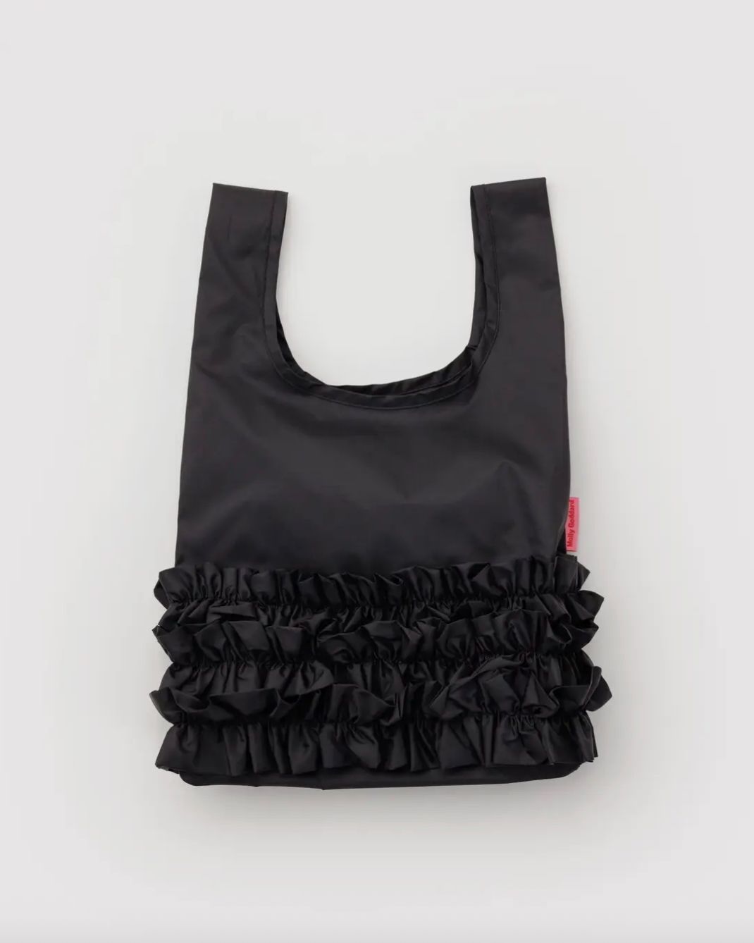 ⭐︎ Baggu × Molly Goddard ⭐︎ Ruffle Baggu Ruffle Shoulder Bag Black - Baggu