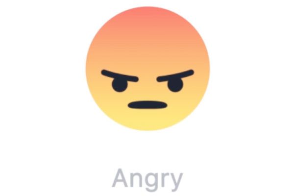 facebook angry faces