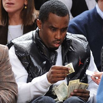 Diddy Comes Clean About That Photo of Him Looking at Money