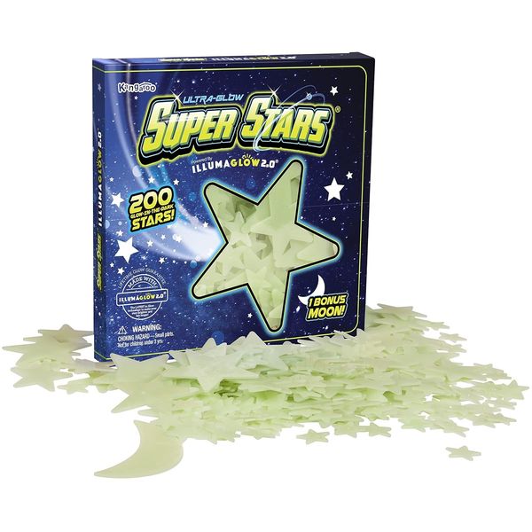 Kangaroo Ultra-Glow Superstars Stickers