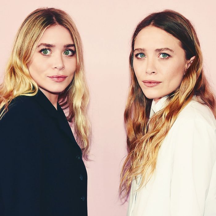 The Olsen Twins Out Crystals at Fashion Week